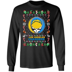 Los Angeles Chargers Gratefull Dead Ugly Christmas Sweater