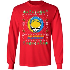 Los Angeles Chargers Gratefull Dead Ugly Christmas Sweater