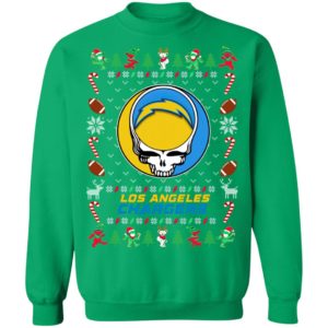 Los Angeles Chargers Gratefull Dead Ugly Christmas Sweater