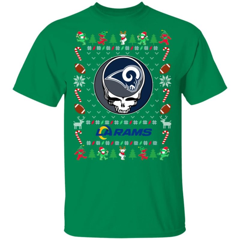 Los Angeles Rams Gratefull Dead Ugly Christmas Sweater