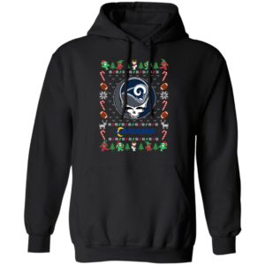 Los Angeles Rams Gratefull Dead Ugly Christmas Sweater