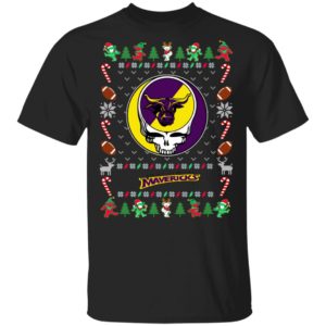 Minnesota State Mavericks Gratefull Dead Ugly Christmas Sweater Minnesota State Mavericks Gratefull Dead Ugly Christmas Sweater