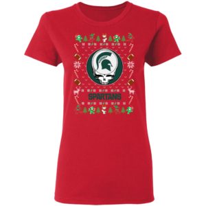 Michigan State Spartans Gratefull Dead Ugly Christmas Sweater