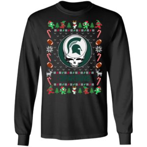Michigan State Spartans Gratefull Dead Ugly Christmas Sweater