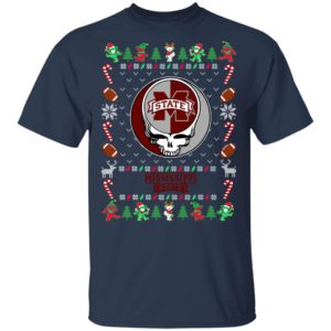 Mississippi State Bulldogs Gratefull Dead Ugly Christmas Sweater