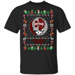 Mississippi State Bulldogs Gratefull Dead Ugly Christmas Sweater