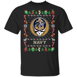 Navy Midshipmen Gratefull Dead Ugly Christmas Sweater