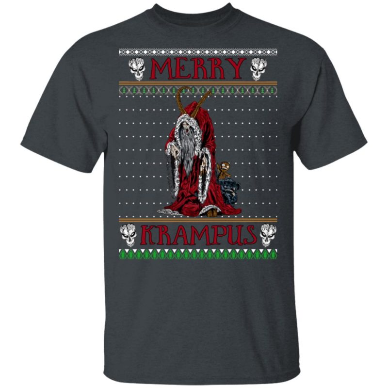 Merry Krampus The Christmas Devil Ugly Christmas Sweatshirt