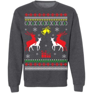 Reindeer Humping Fuck Funny Ugly Christmas Sweatshirt