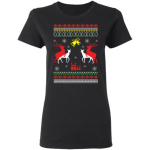Reindeer Humping Fuck Funny Ugly Christmas Sweatshirt
