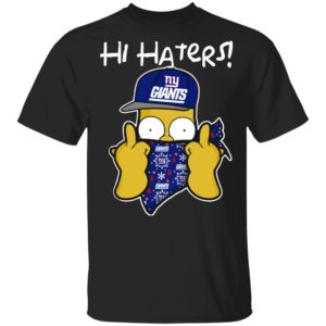 Hi Hater The Simpsons Christmas Gangster New York Giants Shirt Hi Hater The Simpsons Christmas Gangster New York Giants Shirt