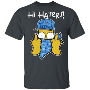 Hi Hater The Simpsons Christmas Gangster Tennessee Titans Shirt