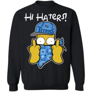 Hi Hater The Simpsons Christmas Gangster Tennessee Titans Shirt