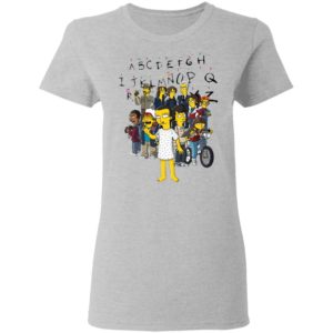 The Simpsons Mashup Christmas Decoration Stranger Things Shirt