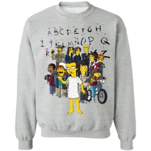 The Simpsons Mashup Christmas Decoration Stranger Things Shirt