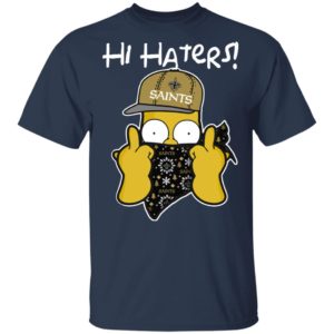 Hi Hater The Simpsons Christmas Gangster New Orleans Saints Shirt
