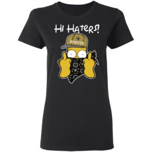 Hi Hater The Simpsons Christmas Gangster New Orleans Saints Shirt