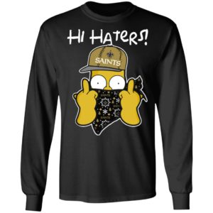 Hi Hater The Simpsons Christmas Gangster New Orleans Saints Shirt