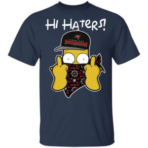 Hi Hater The Simpsons Christmas Gangster Tampa Bay Buccaneers Shirt
