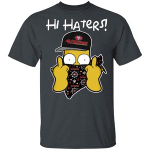 Hi Hater The Simpsons Christmas Gangster San Francisco 49ers Shirt