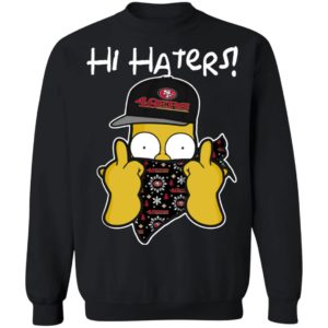 Hi Hater The Simpsons Christmas Gangster San Francisco 49ers Shirt