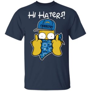 Hi Hater The Simpsons Christmas Gangster Los Angeles Chargers Shirt
