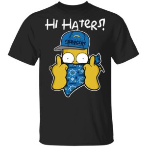 Hi Hater The Simpsons Christmas Gangster Los Angeles Chargers Shirt Hi Hater The Simpsons Christmas Gangster Los Angeles Chargers Shirt