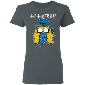Hi Hater The Simpsons Christmas Gangster Los Angeles Chargers Shirt