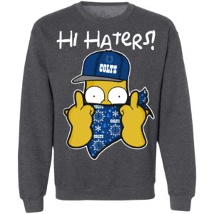 Hi Hater The Simpsons Christmas Gangster Indianapolis Colts Shirt