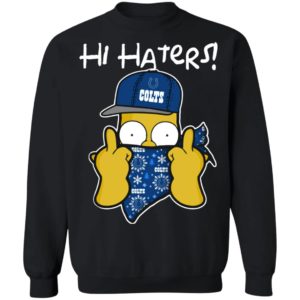 Hi Hater The Simpsons Christmas Gangster Indianapolis Colts Shirt