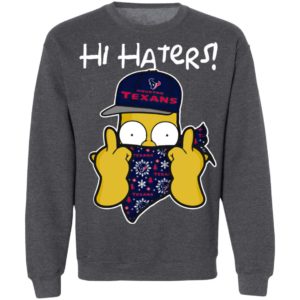 Hi Hater The Simpsons Christmas Gangster Houston Texans Shirt