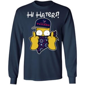 Hi Hater The Simpsons Christmas Gangster Houston Texans Shirt