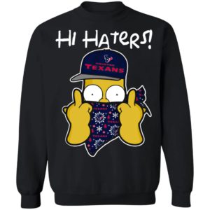 Hi Hater The Simpsons Christmas Gangster Houston Texans Shirt