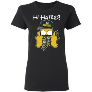Hi Hater The Simpsons Christmas Gangster Green Bay Packers Shirt