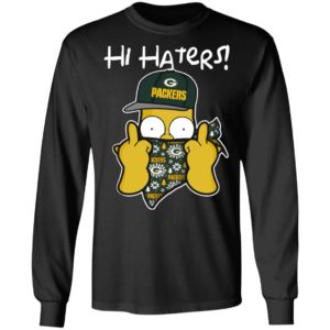 Hi Hater The Simpsons Christmas Gangster Green Bay Packers Shirt