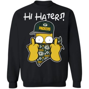 Hi Hater The Simpsons Christmas Gangster Green Bay Packers Shirt