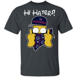 Hi Hater The Simpsons Christmas Gangster Houston Texans Shirt