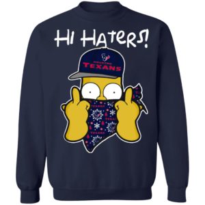 Hi Hater The Simpsons Christmas Gangster Houston Texans Shirt