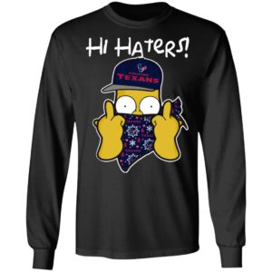 Hi Hater The Simpsons Christmas Gangster Houston Texans Shirt