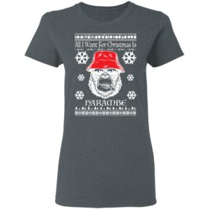 All I Want For Christmas Is Harambe Ugly Christmas Sweatshirt