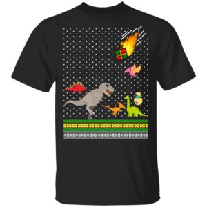 Dino T-rex Tyrannosaurus Ugly Christmas Sweatshirt