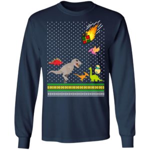 Dino T-rex Tyrannosaurus Ugly Christmas Sweatshirt