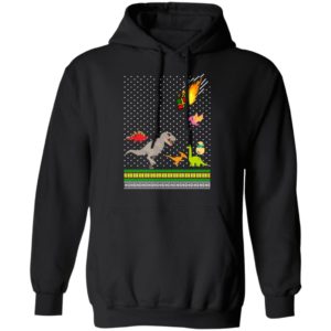 Dino T-rex Tyrannosaurus Ugly Christmas Sweatshirt