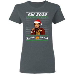 Ew 2020 Funny Santa Leonardo Dicaprio Ugly Christmas Sweatshirt