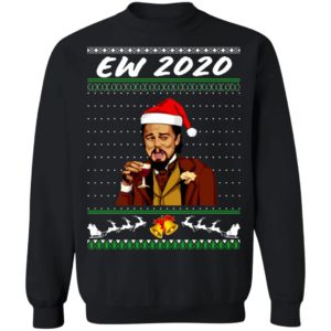 Ew 2020 Funny Santa Leonardo Dicaprio Ugly Christmas Sweatshirt