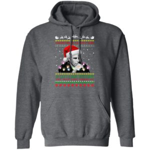 Christmas Lights Are A Lot Like Epstein They Don’t Hang Themselves Ugly Christmas Sweatshirt