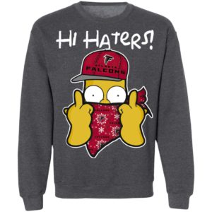 Hi Hater The Simpsons Christmas Gangster Atlanta Falcons Shirt