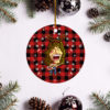 Elvis Presley Merry Christmas Circle Ornament