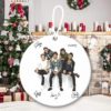 One Direction Niall Horan, Liam Payne, Harry Styles, Louis Tomlinson, Zayn Malik Christmas Decorative Ornament