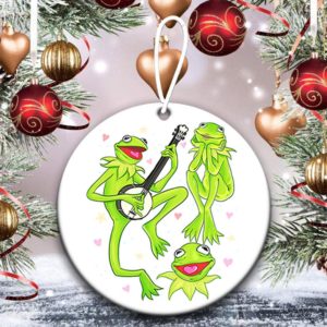 Kermit Christmas Ornaments Funny Holiday Gift